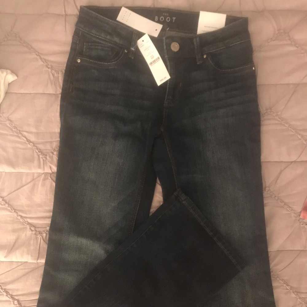 Boot cut denim jeans